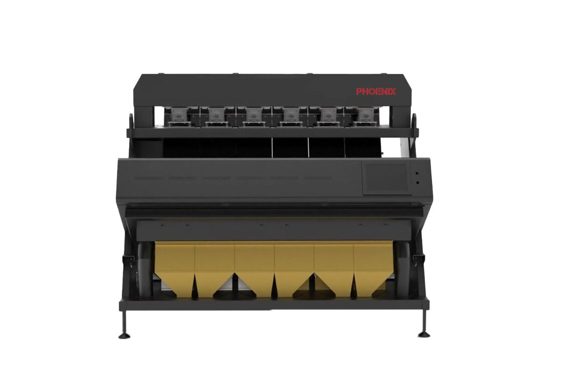 Optical Coffee Bean Color Sorter 64 Nozzles Grain Sorter Machine