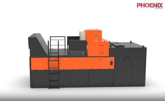 Guter Preis 10mm-80mm Erzfarbsortierer RGB-Farbsortiermaschine DE-XRT Online