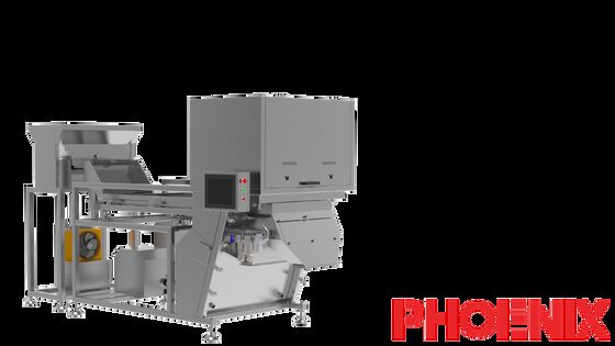 Goede prijs SWIR AI Sorteermachine 400mm Bandtype Kleursorteerder 80 Luchtsproeiers online