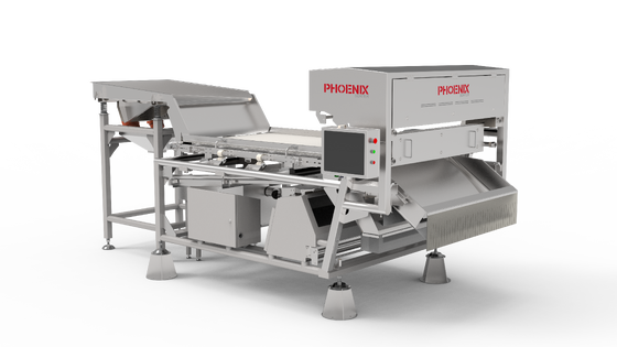 ราคาดี LX4‐B Series High‐End Intelligent Optical Sorter การจัดสรรแบบปัญญาอัจฉริยะ ที่สร้างขึ้นโดยเฉพาะสําหรับผลไม้และผักแข็ง IQF ออนไลน์